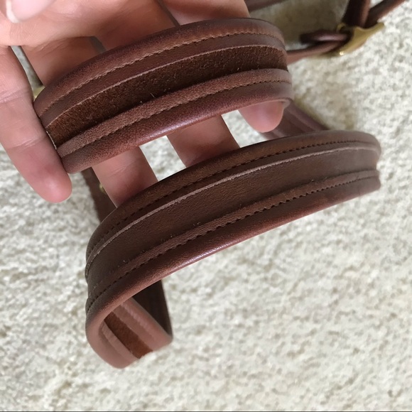 Vintage Leather Crossbody Saddle Bag - Picture 4 of 8